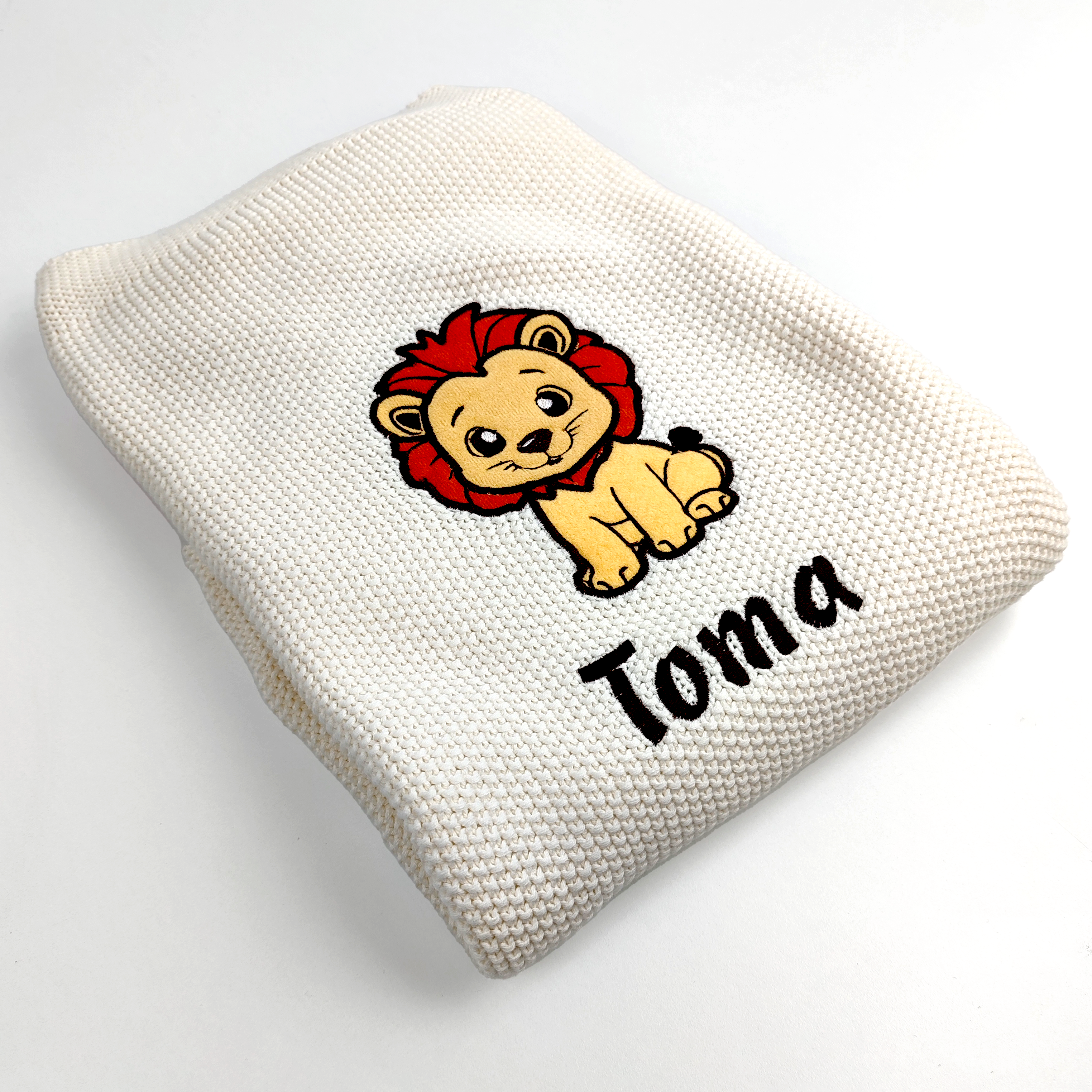 Pleciony bawełniany koc